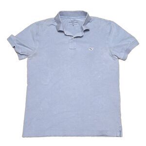 Vineyard Vines Polo Shirt Slim Fit Mens Medium Blue Short Sleeve
